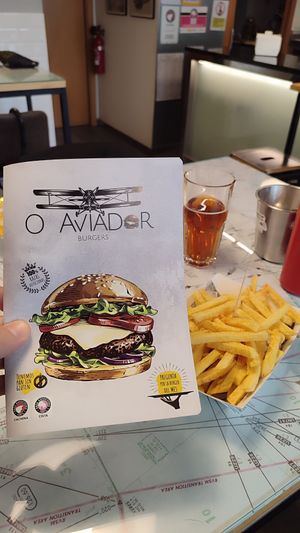 Carta at O Aviador Burgers in Ourense