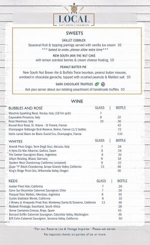  at Local - Eat Drink Celebrate in Pawleys Island