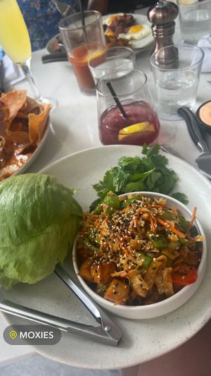 Vegan Lettuce wraps  at Moxies in Fort Lauderdale