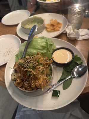 Tofu lettuce tacos  at Moxies in Fort Lauderdale