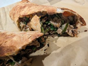 Jerk Chicken Sandwich at 2 Phat Vegans in New Orleans