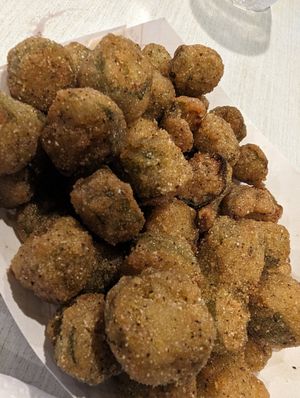 Fried Okra at 2 Phat Vegans in New Orleans