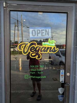 The place at 2 Phat Vegans in New Orleans