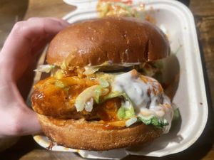 buffalo chickn special   at 2 Phat Vegans in New Orleans