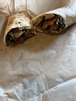 Jerk chickenn  at 2 Phat Vegans in New Orleans