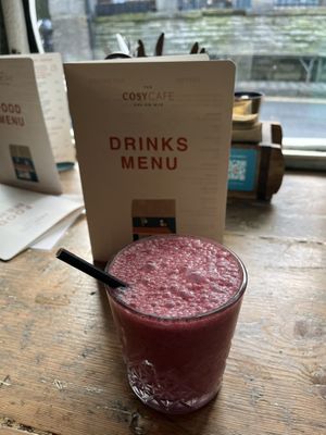   at The Cosy Cafe in Hay-on-wye