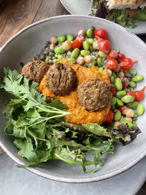   at The Cosy Cafe in Hay-on-wye