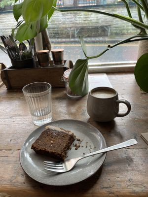   at The Cosy Cafe in Hay-on-wye
