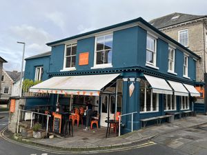   at The Cosy Cafe in Hay-on-wye
