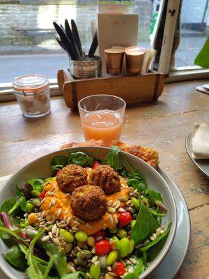  at The Cosy Cafe in Hay-on-wye