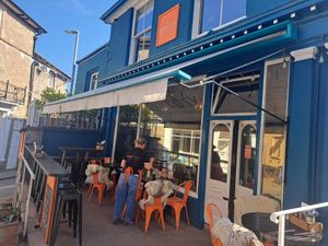 Exterior at The Cosy Cafe in Hay-on-wye