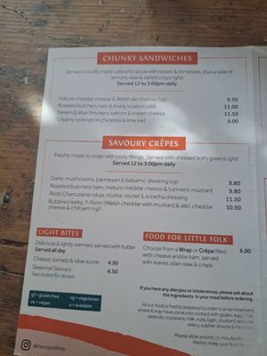  at The Cosy Cafe in Hay-on-wye