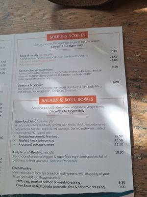  at The Cosy Cafe in Hay-on-wye