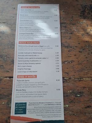  at The Cosy Cafe in Hay-on-wye