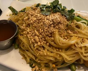 Pad Thai with Tofu  at Boba House in Greensboro