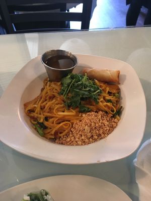  Pad Thai Noodles had sweet sauce on the side which was nice at Boba House in Greensboro