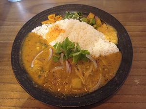 Vegan Curry at Megane Curry in Fukuoka