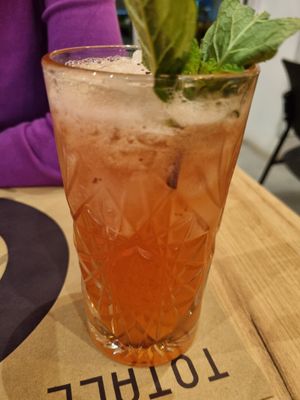 Strawberry lemonada at Totale Pizzeria - Saldanha in Lisbon