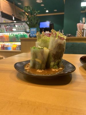 spring rolls #Veganuary at La Vegan in Hamburg