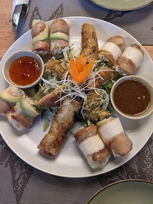 Vorspeisenmix at Vinavegana in Vienna