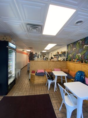 Inside area. Lots of healthy whole foods! at Try it Raw in Birmingham