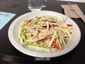 zucchini pasta at Try it Raw in Birmingham