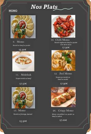 Momo at Momo Hut in Briancon