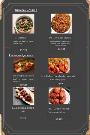 Noodles at Momo Hut in Briancon