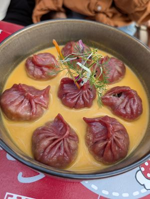 Jhol Momos at Momo Hut in Briancon