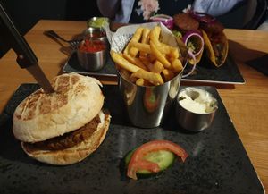 Beyond Meat Burger und Tacos at Jimmy Changa in Heidenheim