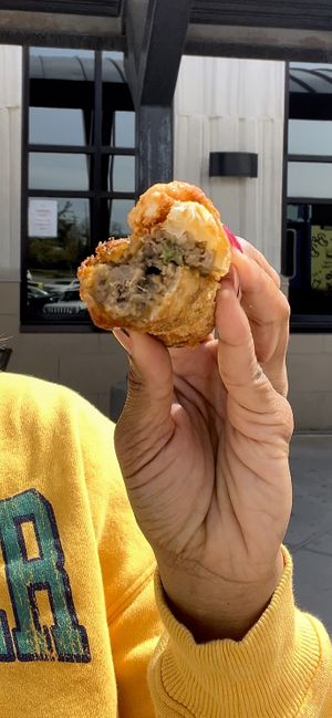 Inside the No Cap Egg Roll!  at Bougie Bites in Overland