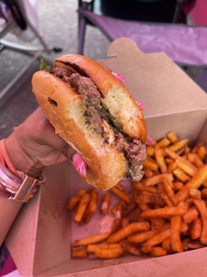 The Bougie AF Burger  at Bougie Bites in Overland