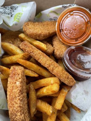 FA SHO CHKN TENDERS were yummy   at Bougie Bites in Overland