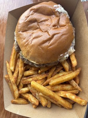 ouuwee burger!  at Bougie Bites in Overland