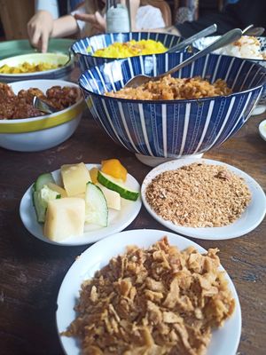 Some dishes at De Javaan in Oudeschans