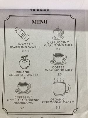 Plant based milk available   at Panis  in Bocas Del Toro