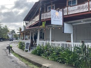 Outside   at Panis  in Bocas Del Toro