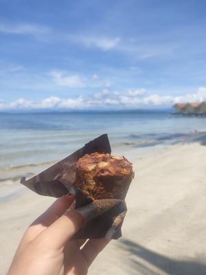 Banana Bread Muffin (GF) at Panis  in Bocas Del Toro