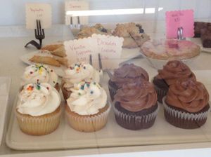 dessert case at Treehouse Bakery in Phoenix