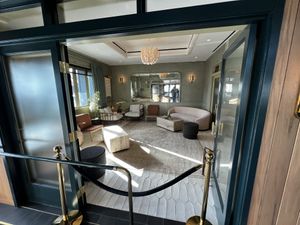 They have several private rooms that are available for groups up to at least 15 people that looks like  at Twelvemonth in Burlingame