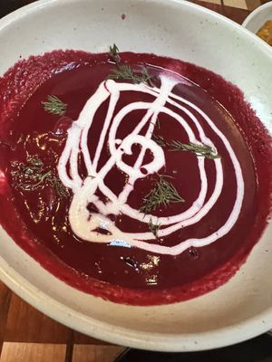Borscht  at Twelvemonth in Burlingame