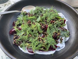 Roasted beets  at Twelvemonth in Burlingame