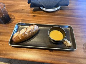 Warm pretzel   at Twelvemonth in Burlingame