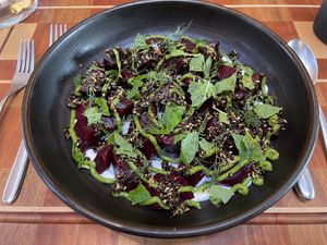 Beet salad  at Twelvemonth in Burlingame