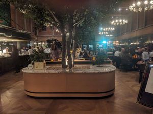 Inside restaurant at Twelvemonth in Burlingame