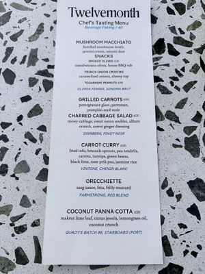   at Twelvemonth in Burlingame