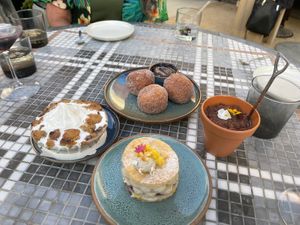Dessert assortment at Twelvemonth in Burlingame
