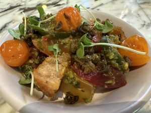 PANZANELLA ALLA PUTTANESCA  at Twelvemonth in Burlingame