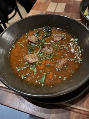 Bean stew  at Twelvemonth in Burlingame