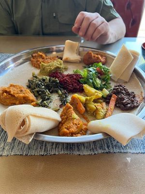 Platter  at Little Africa in Grand Rapids